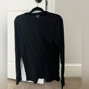 Old Navy Jet Black Crew Neck Top